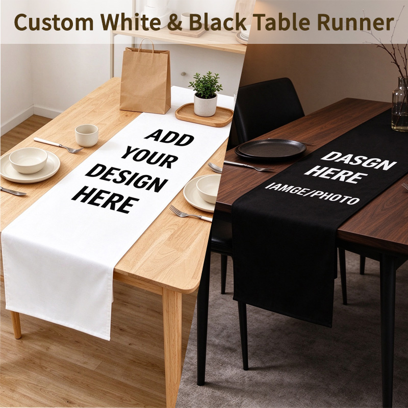Custom 1pc Home Dining Black/  - Home Textiles & Decorations recension och pris