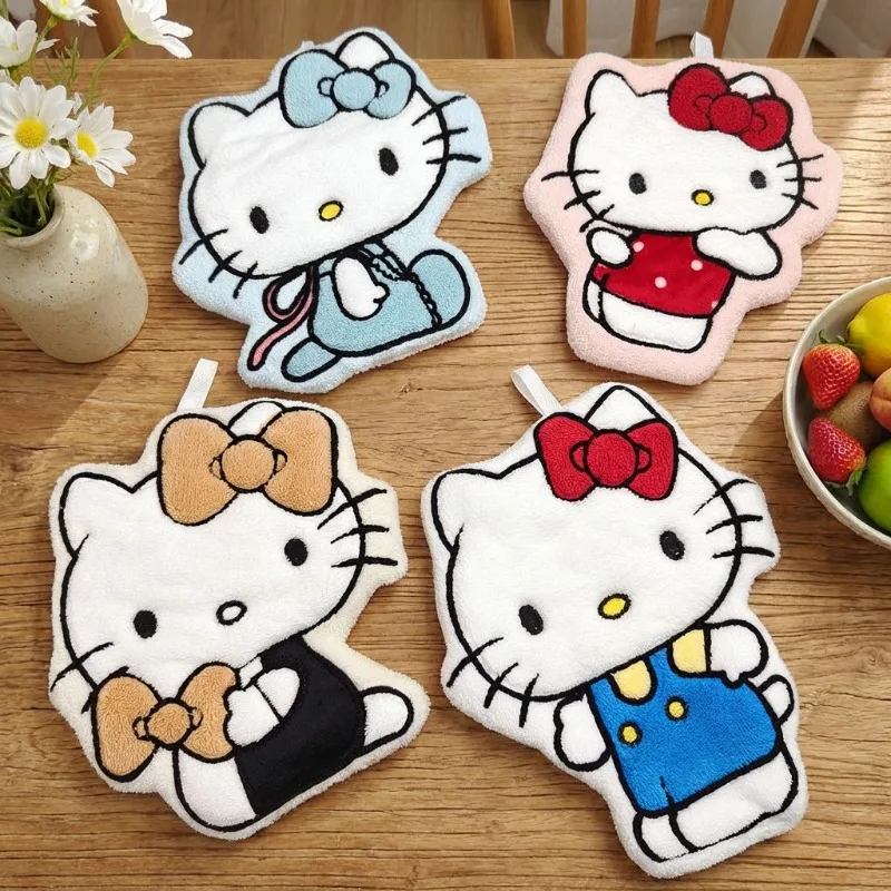 Cartoon Cat Printed Hand Towel - Home Textiles Face Towel recension och pris