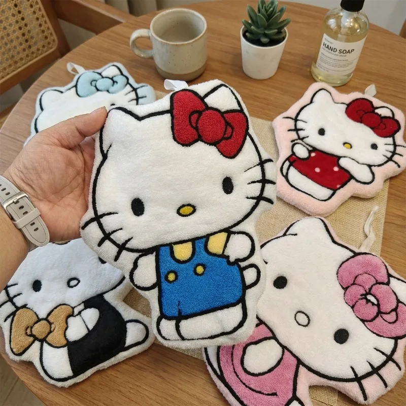 Cartoon Cat Printed Hand Towel - Home Textiles Face Towel recension och pris