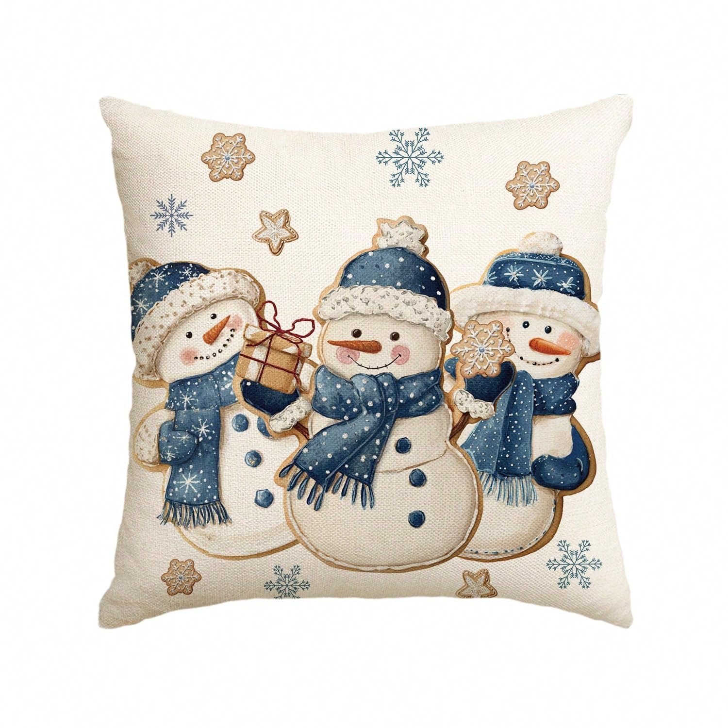 1pc Winter Snowman Snowflake 1 - Pillow Insert 18X18 recension och pris