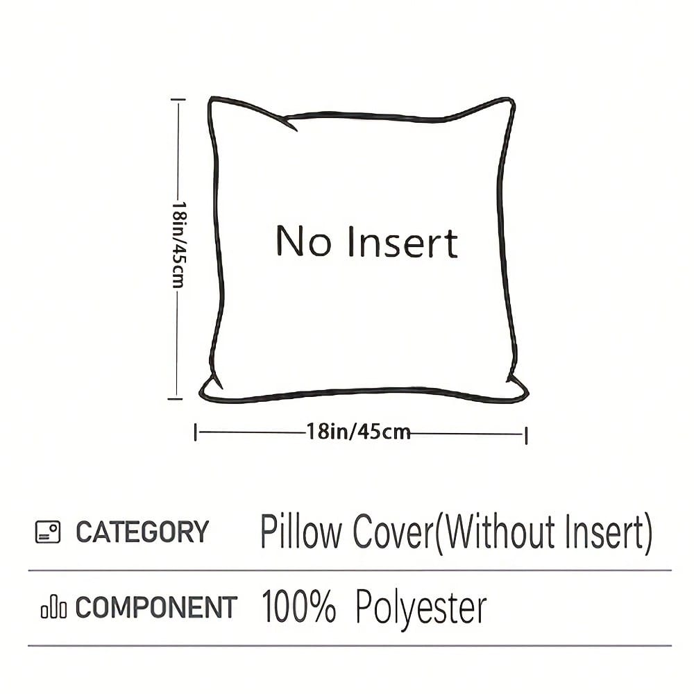 1/2 Pcs 3D Jacquard Christmas  - Pillow Insert 18X18 recension och pris