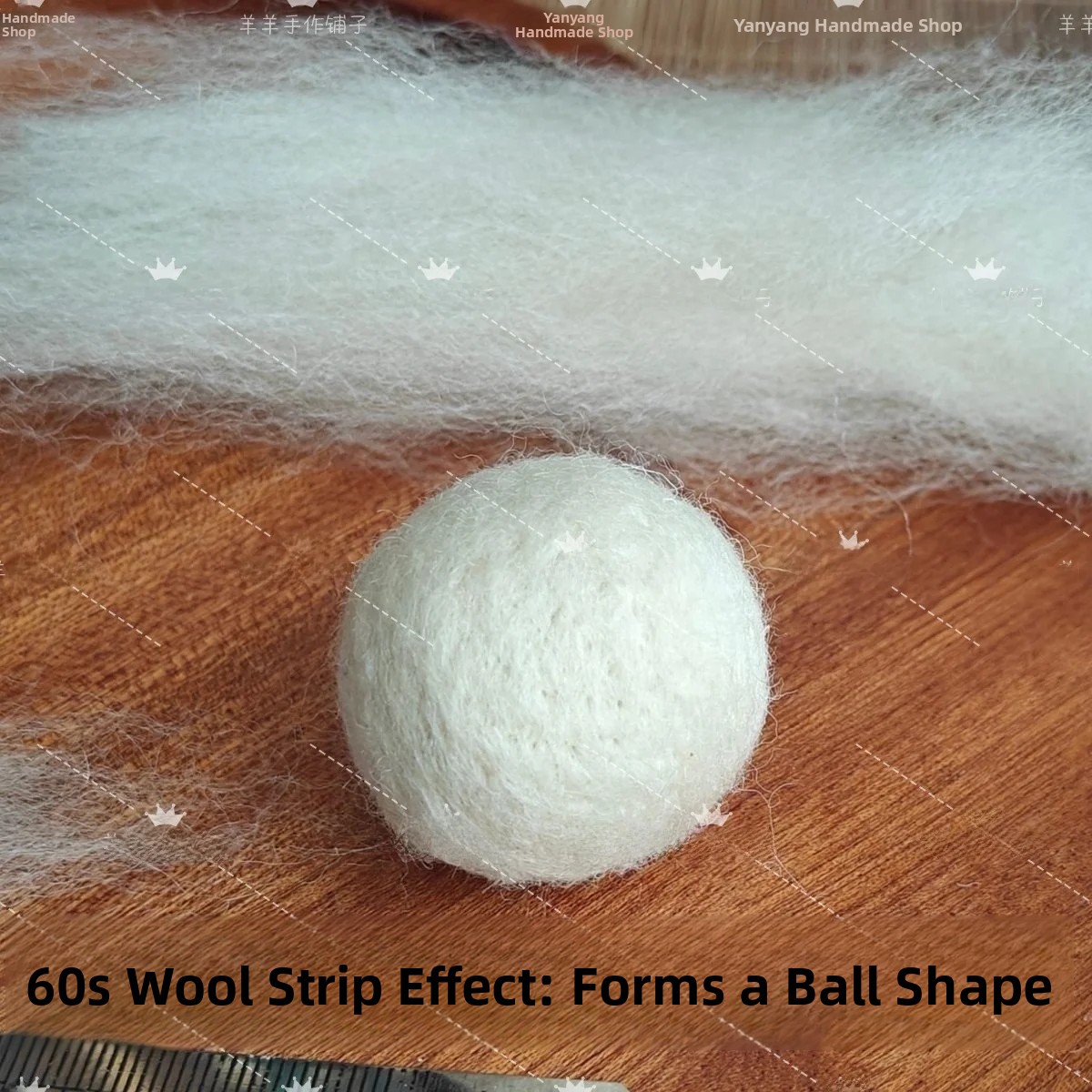 Handmade Wool Felt Base Wool S - Home Textiles Usa recension och pris