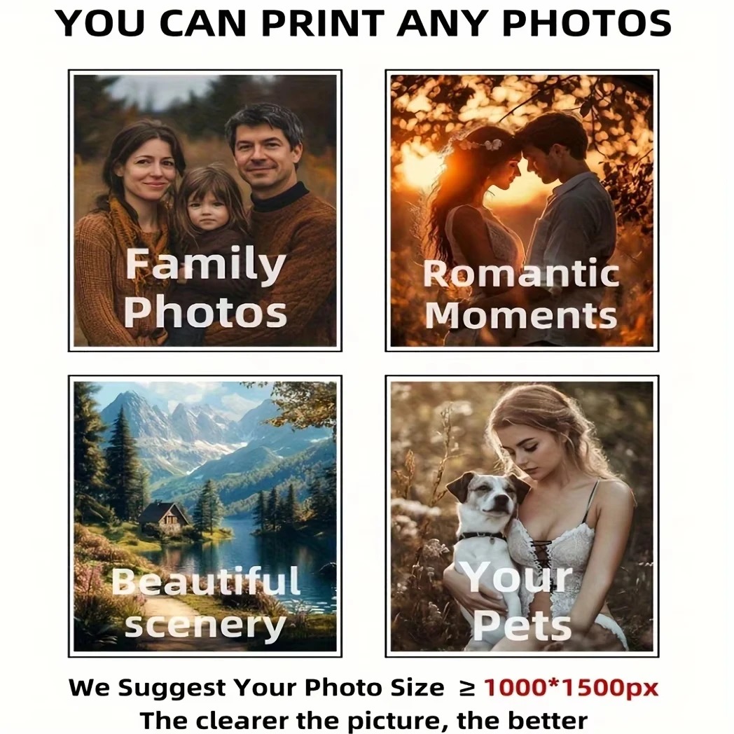 Personalized Photo Canvas, Cus - Home Textile recension och pris