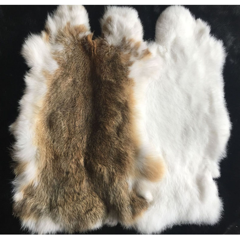Nature Real Genuine Rabbit Fur - Home Textiles Sale recension och pris
