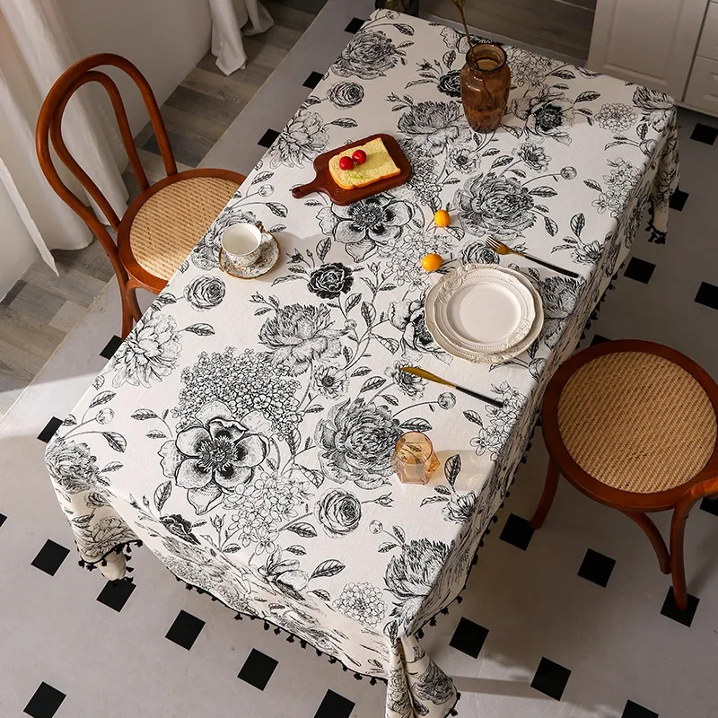 Flower Pattern Tablecloth Hot  - Home Textiles Sale recension och pris