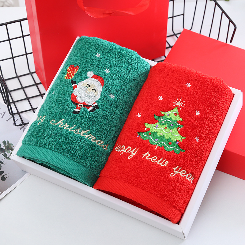 Christmas Towel Gift Box Set T - Home Textiles Face Towel recension och pris