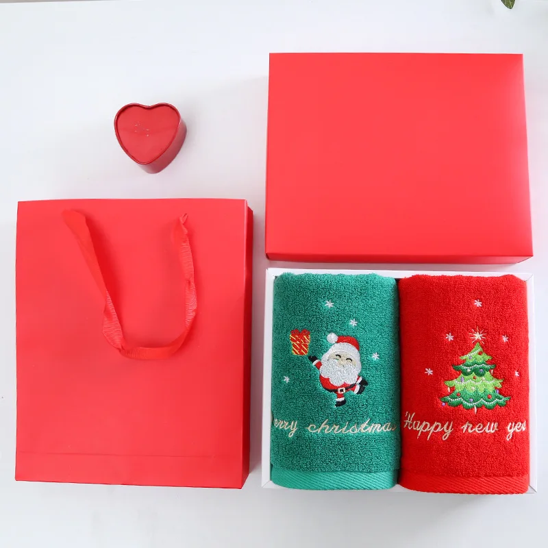 Christmas Towel Gift Box Set T - Home Textiles Face Towel recension och pris