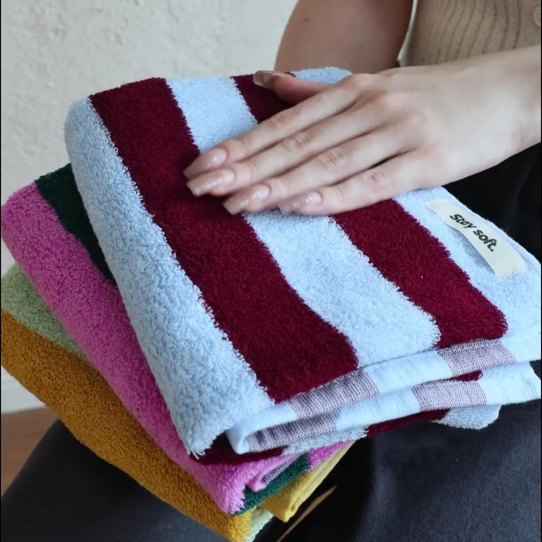 Retro Striped Pure Cotton Towe - Home Textiles Face Towel recension och pris