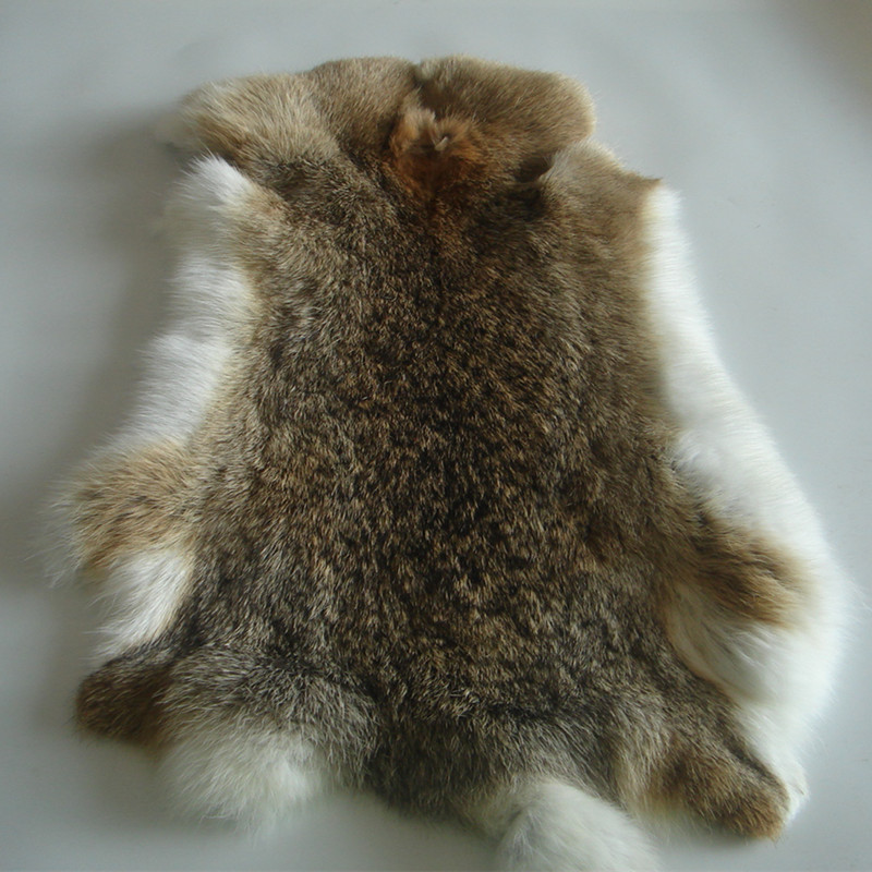 Nature Real Genuine Rabbit Fur - Home Textiles Sale recension och pris